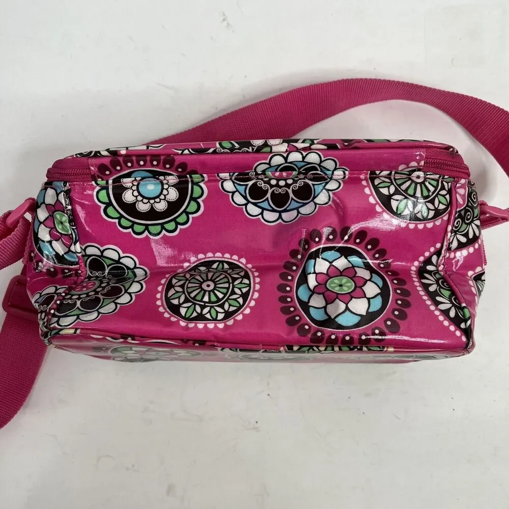 Vera Bradley Pink Cupcakes Insulated‎ Cooler Lunch Box Bag Tote Retired One Size